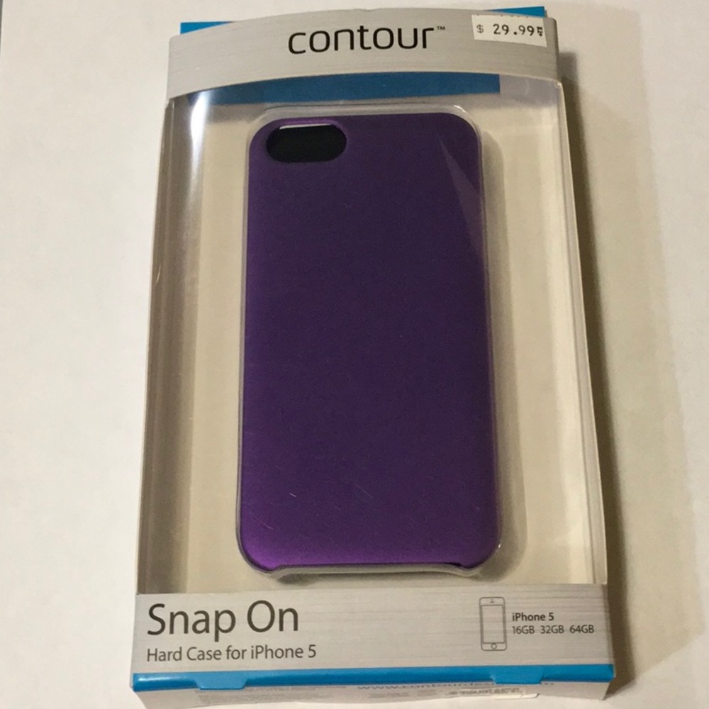 Contour Snap On Case for iPhone 5 - Violet
